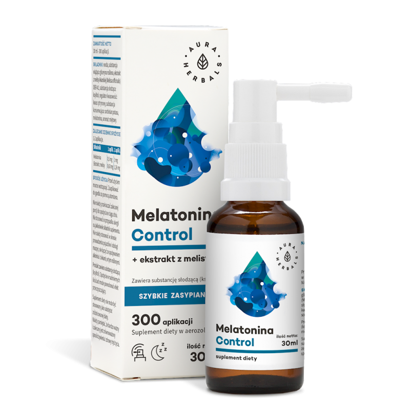 AURA HERBALS Melatonina Control + Melisa aerozol 30ml