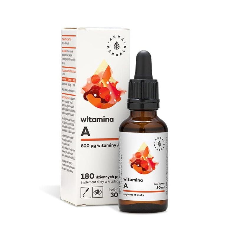 AURA HERBALS Witamina A krople 30ml
