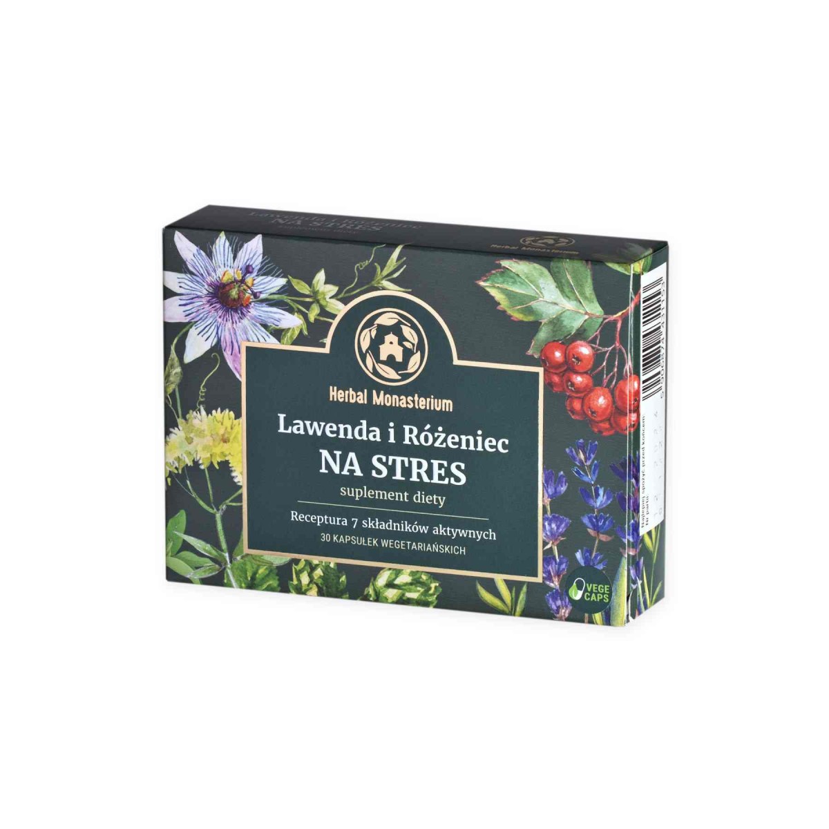 HERBAL MONASTERIUM Szafran i lawenda Na sen 30 kapsułek