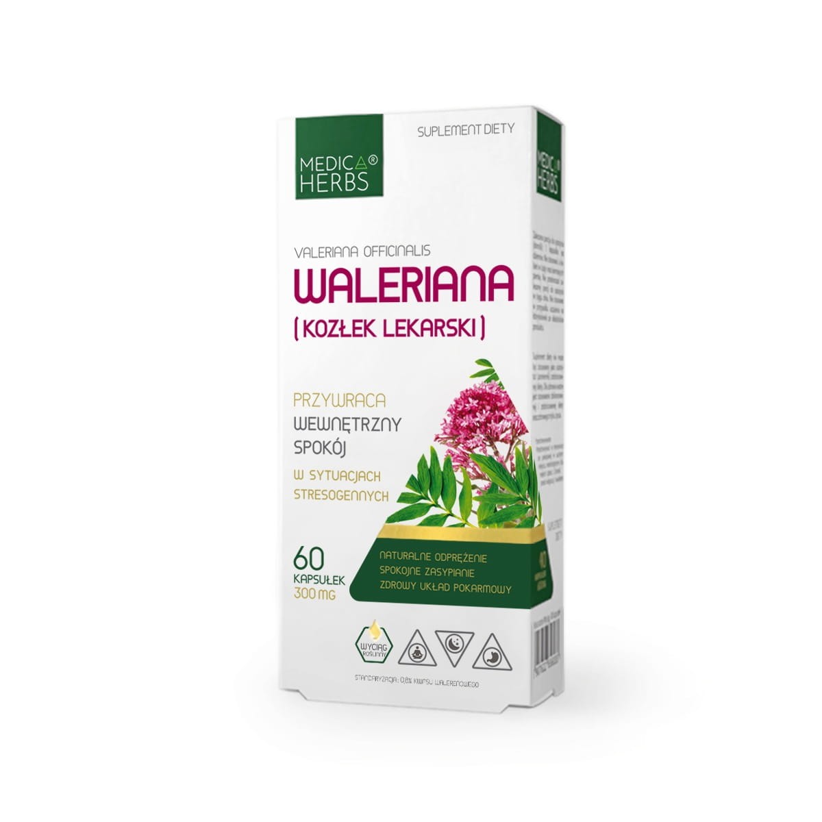 MEDICA HERBS Waleriana kozłek lekarski 60 kapsułek