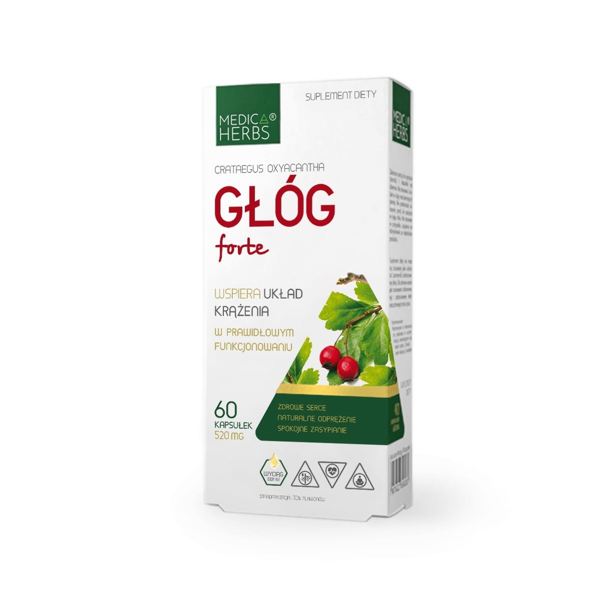 MEDICA HERBS Głóg forte 60 kapsułek