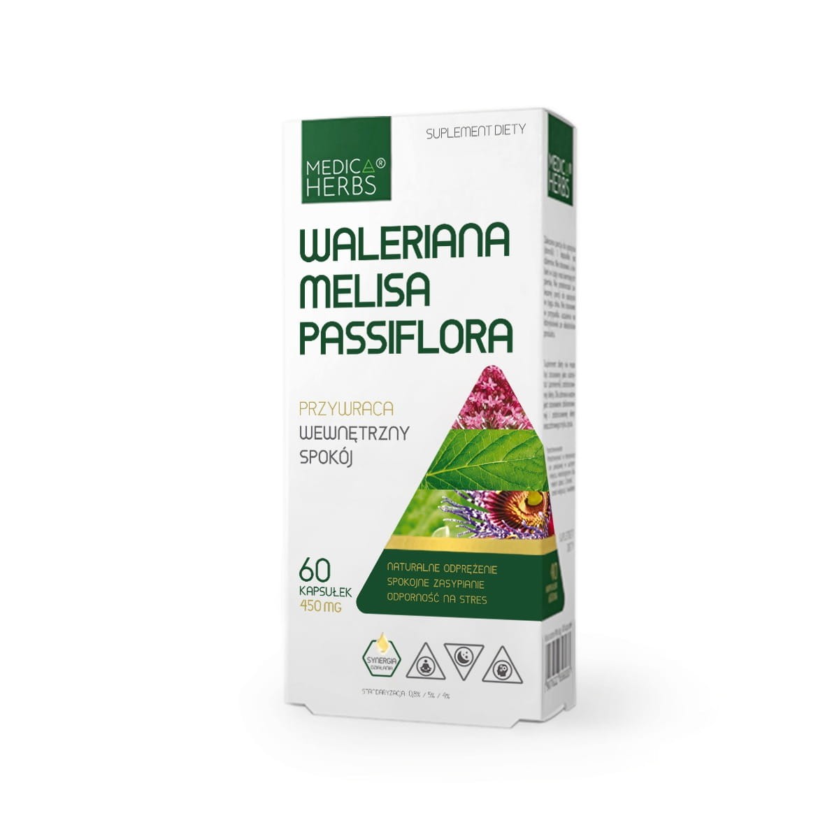Medica Herbs Waleriana + Melisa + Passiflora 60 kapsułek