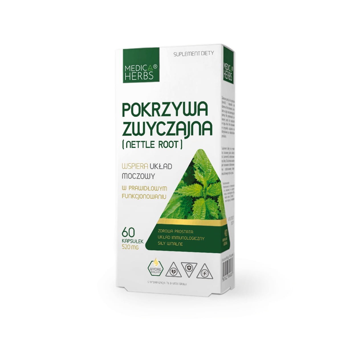 MEDICA HERBS Pokrzywa zwyczajna 60 kapsułek