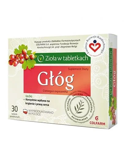 Colfarm Głóg 30 tabletek