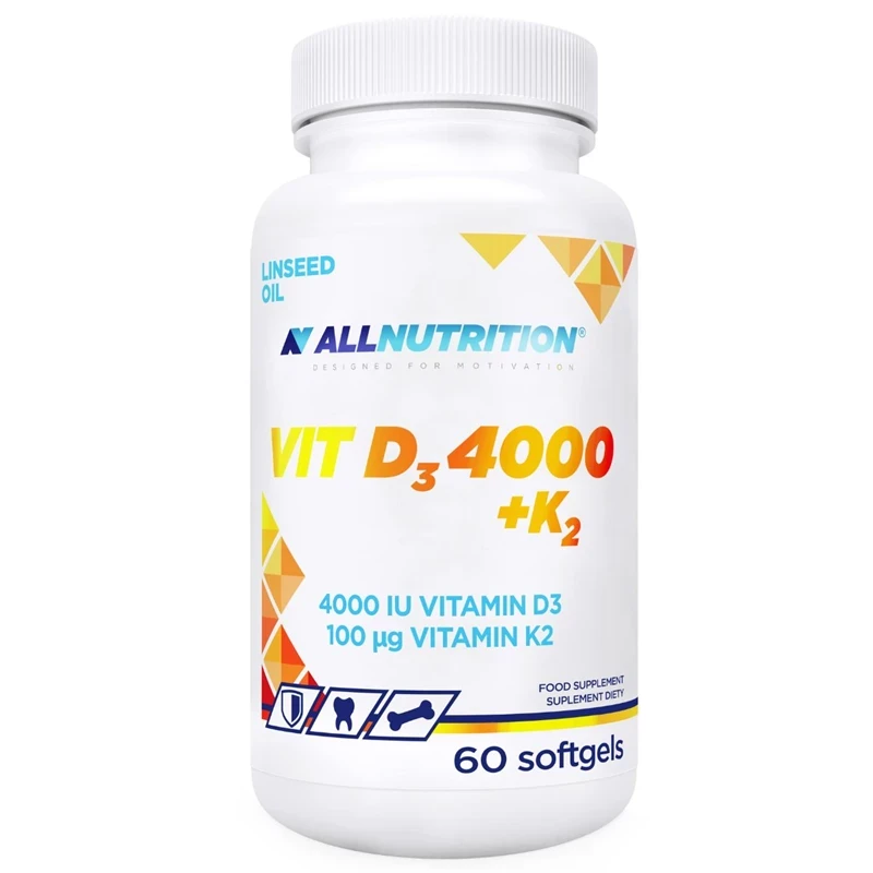 Allnutrition Vit D3 4000 + K2 60 kapsułek