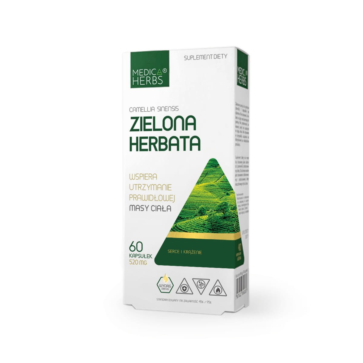 MEDICA HERBS Zielona herbata 60 kapsułek