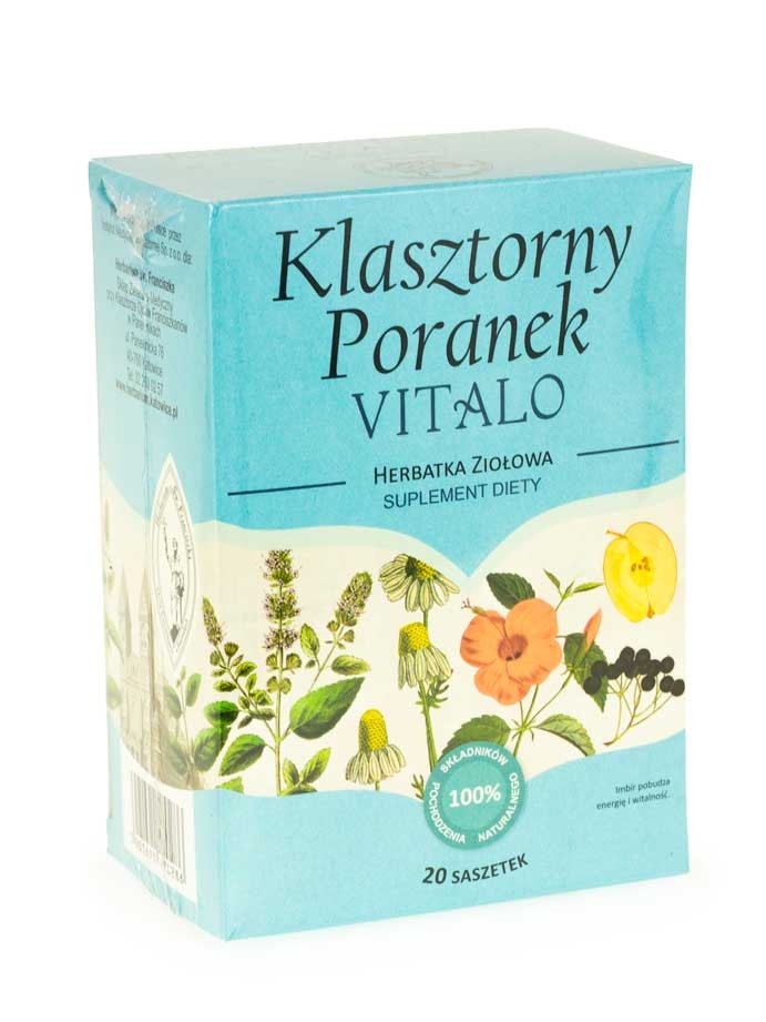 Herbarium Św. Franciszka Herbatka Klasztorny Poranek Vitalo 20 saszetek