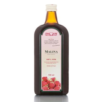 Polska Róża Malina 100% sok 500ml