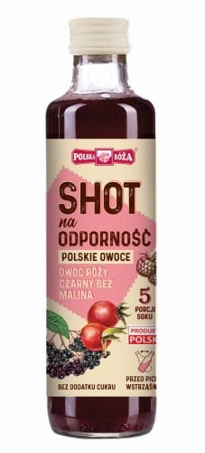 Polska Róża SHOT na odporność polskie owoce 250ml