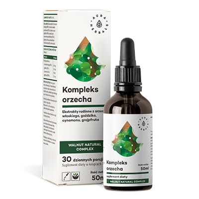 AURA HERBALS Orzech kompleks + ekstrakty 50ml