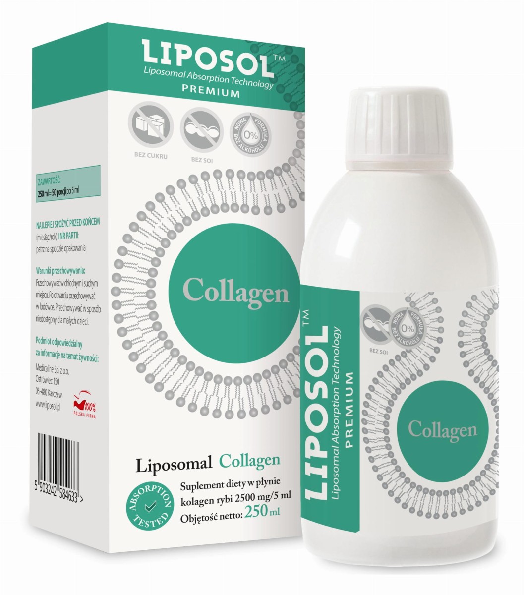 Liposol Liposomalny Collagen rybi 250ml