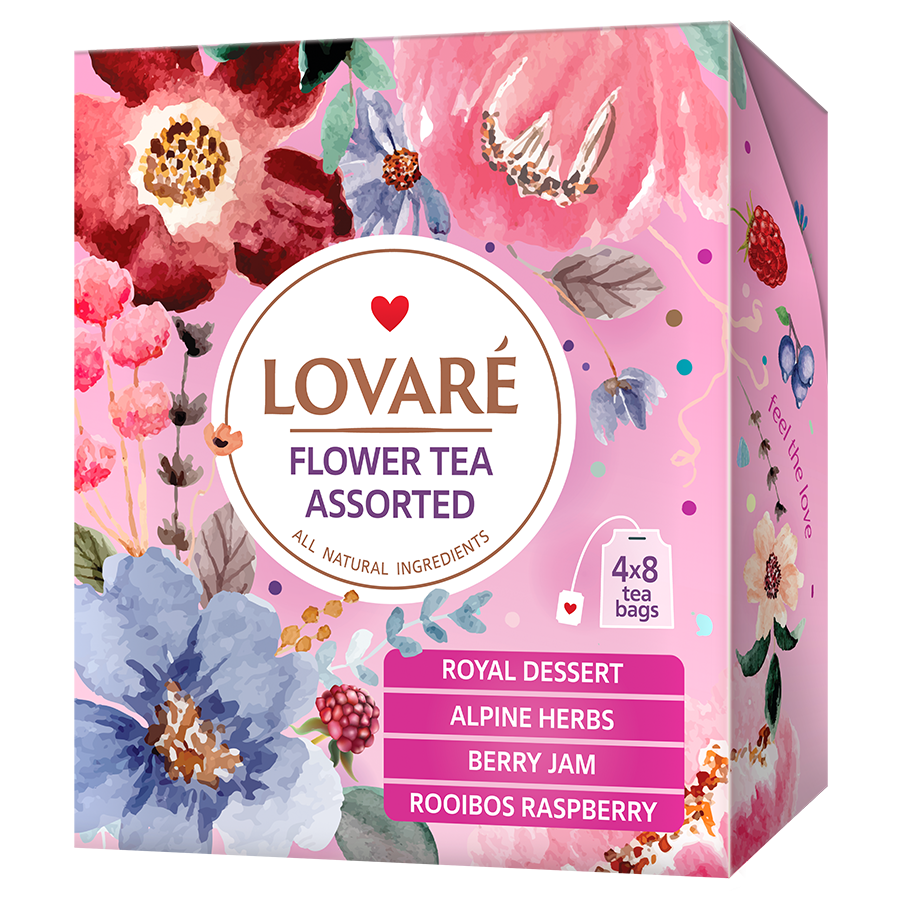 Herbata Lovare Assorted Flower 32 saszetek