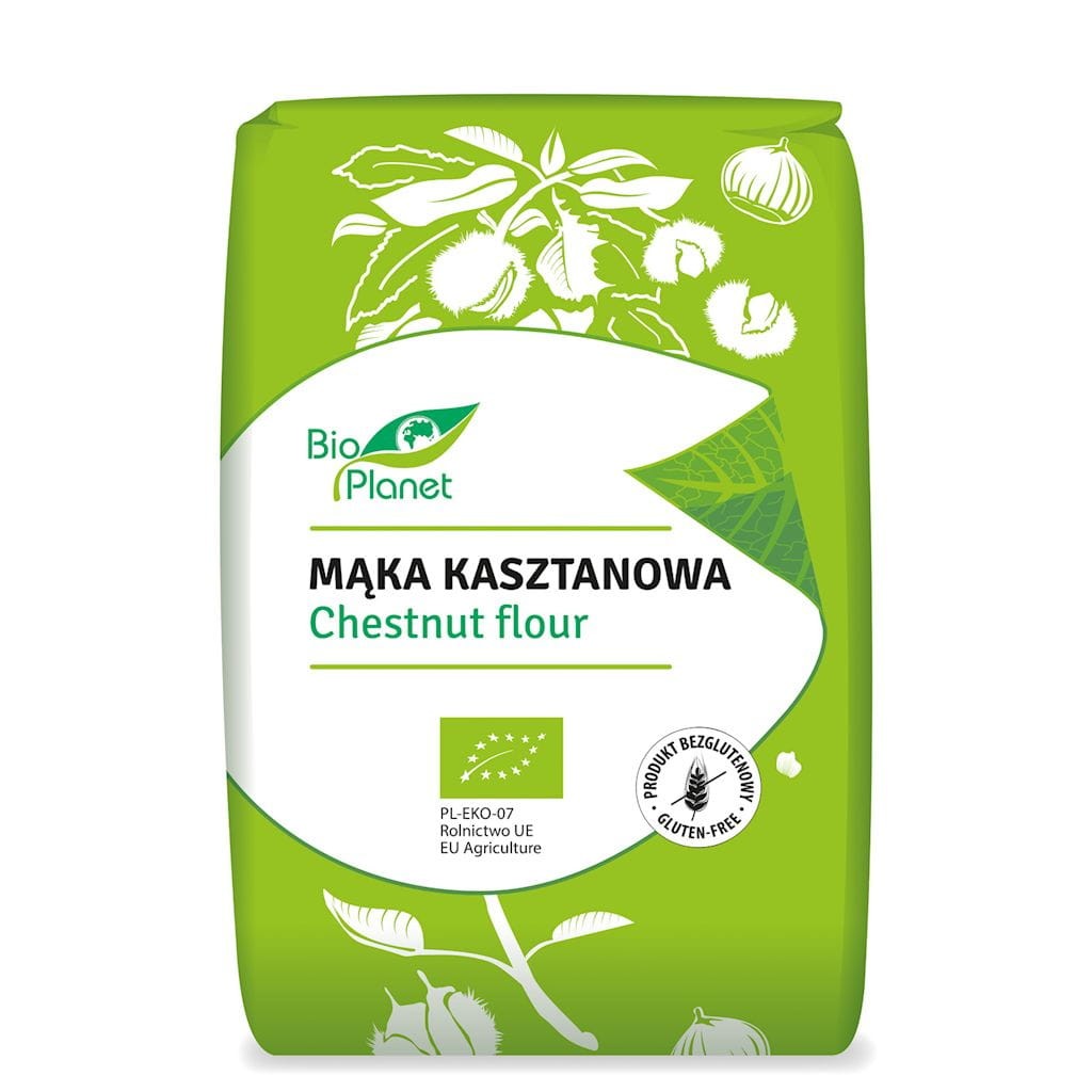 BIO PLANET Mąka kasztanowa Bezglutenowa Bio 250 g