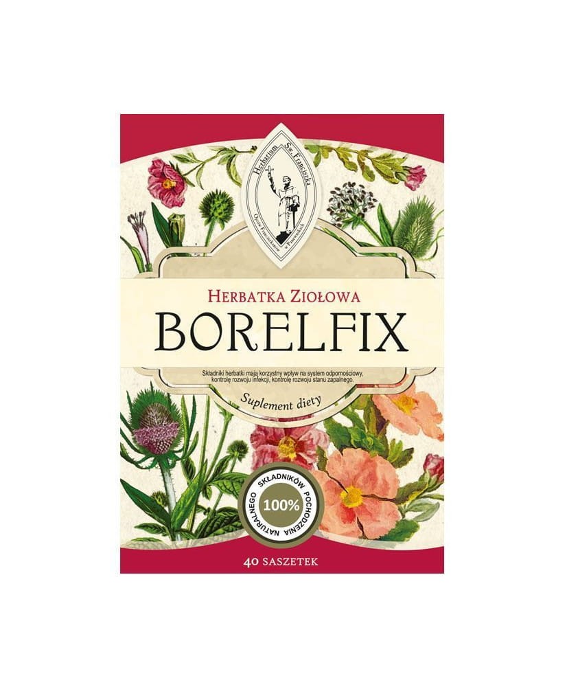 Herbarium św. Franciszka Herbatka Borelfix 40 saszetek