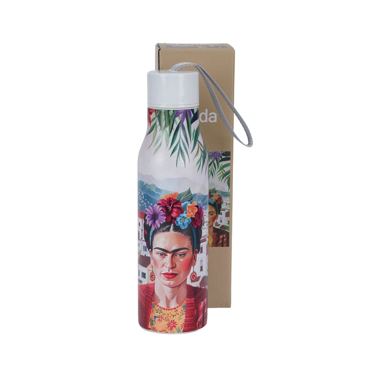 Butelka termiczna MEXICAN ART RED Frida 500 ml - Zdjęcie 2
