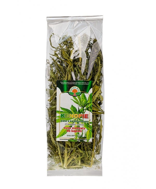 NATURA WITA Konopie ziele z kwiatostanem 50g