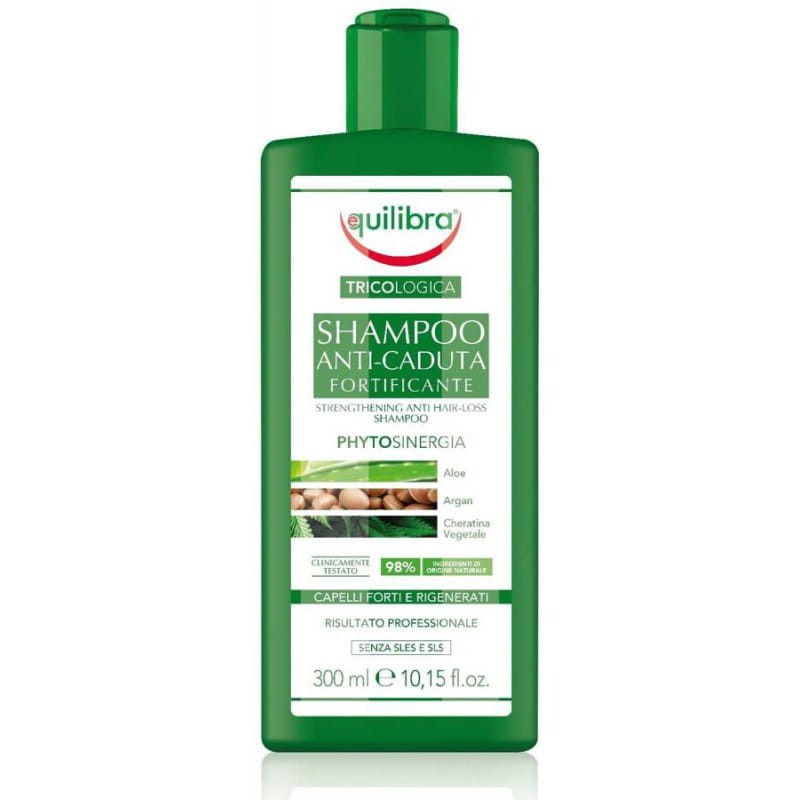 Equilibra Szampon przeciw wypadaniu włosów aloes, argan 300ml