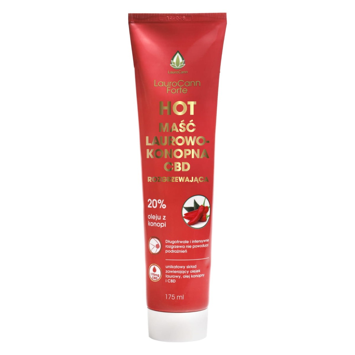 Laurocann Forte Hot Maść Laurowo-Konopna Rozgrzewająca 175 ml