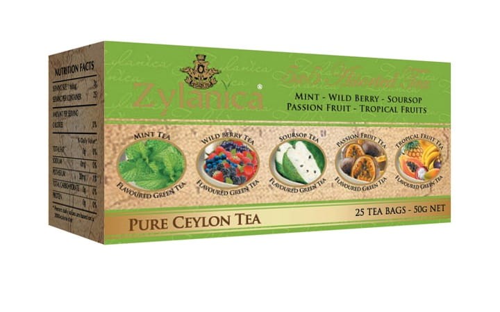 Herbata Zylanica Five Flavour Green Tea 25 saszetek