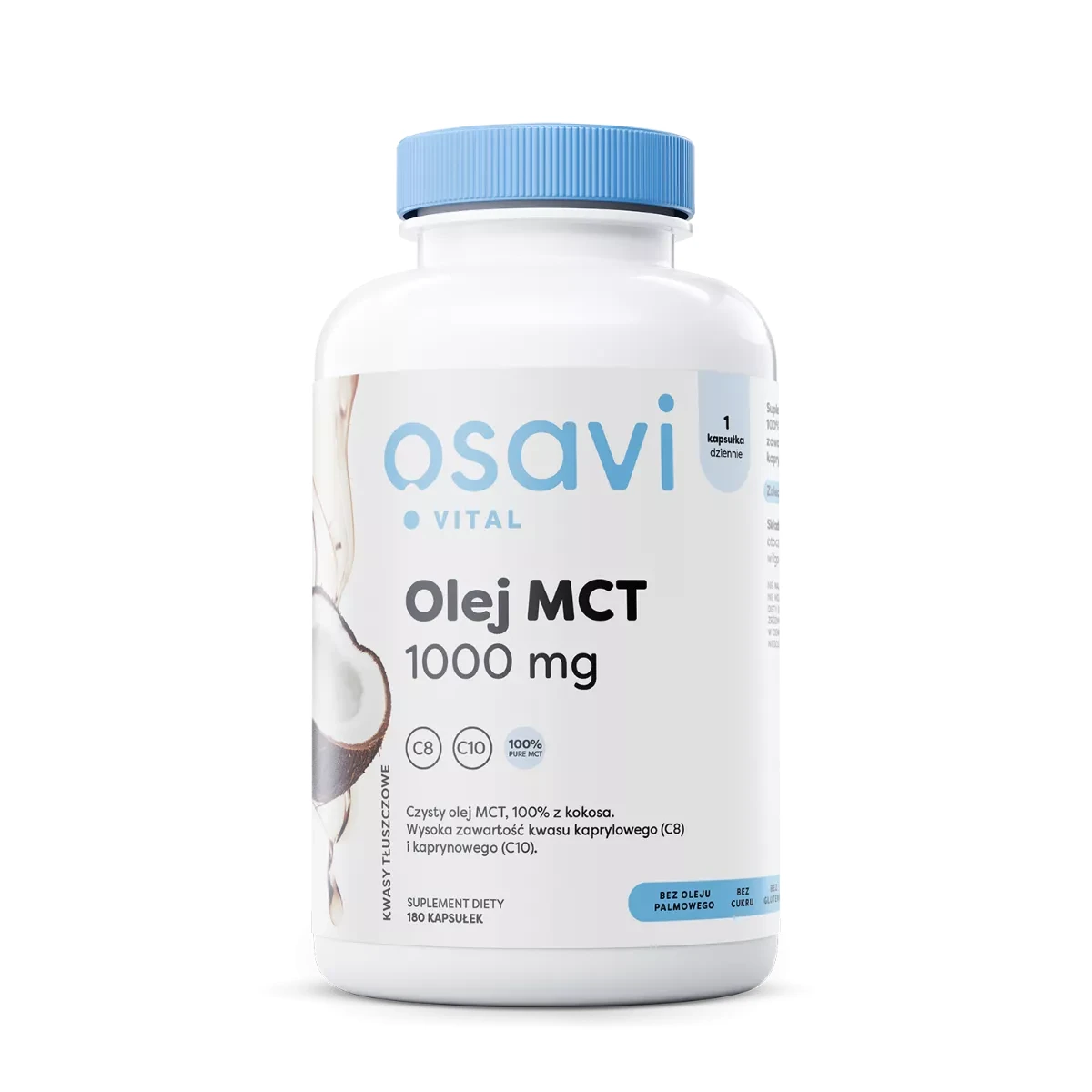 Osavi Olej MCT 1000mg 180 kapsułek