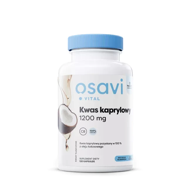 Osavi Kwas kaprylowy 1200mg 60 kapsułek