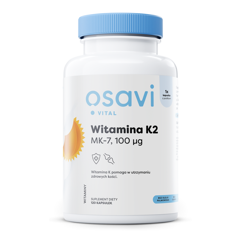 Osavi Witamina K2 MK-7 100mcg 120 kapsułek