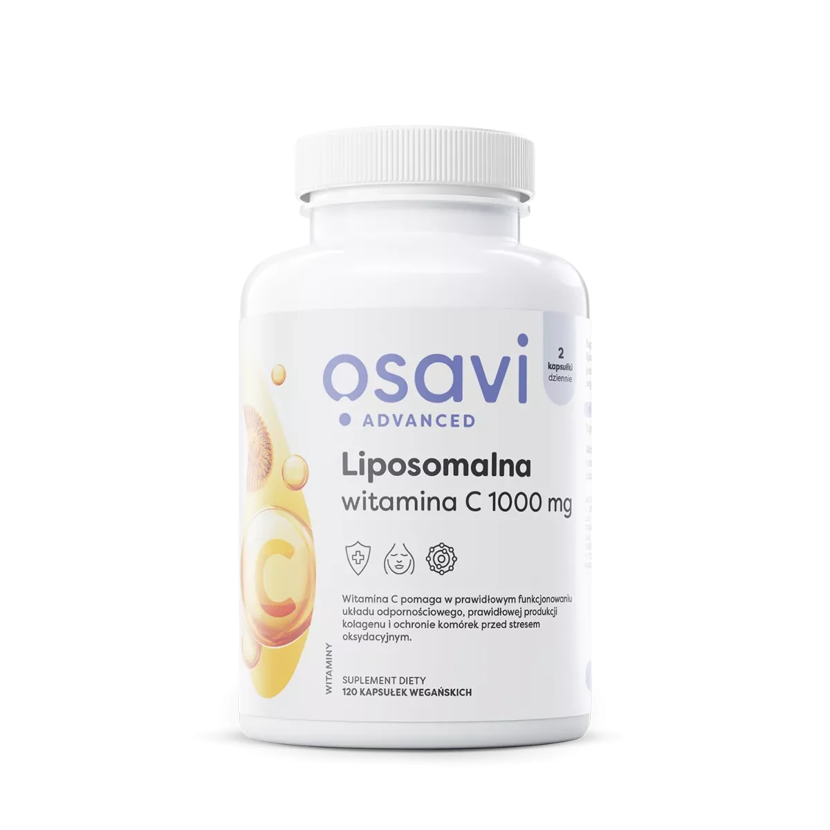 Osavi Liposomalna Witamina C 1000mg 120 kapsułek