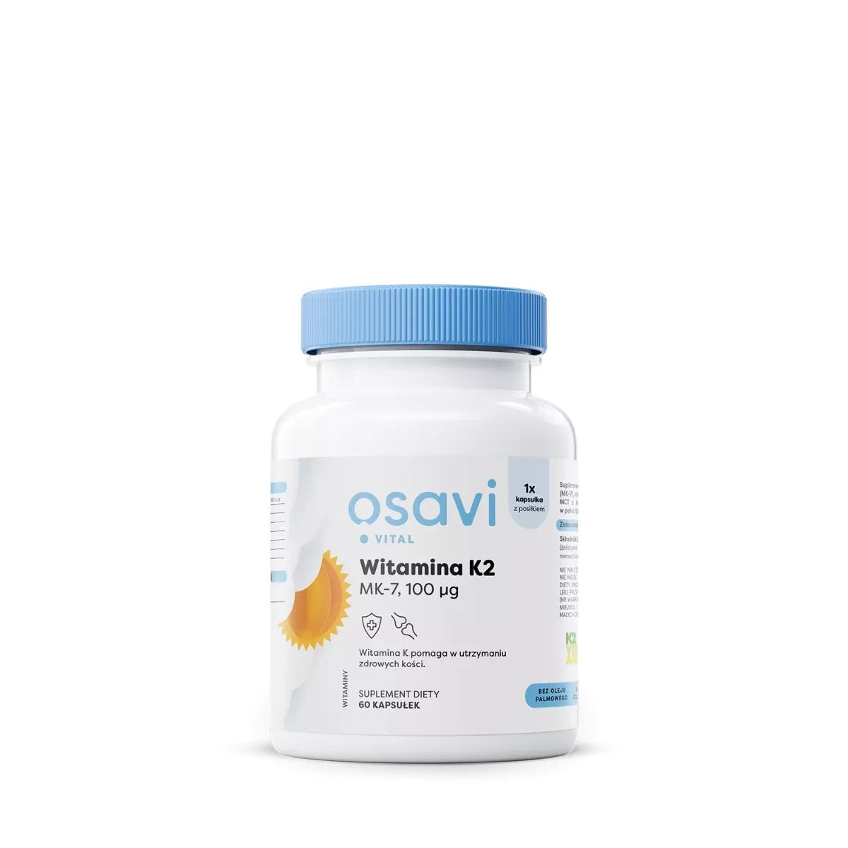 Osavi Witamina K2 MK7 100mcg 60 kapsułek