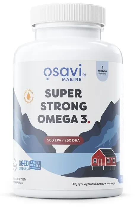 Osavi Super Strong Omega 3 500 EPA 250 DHA 120 kapsułek