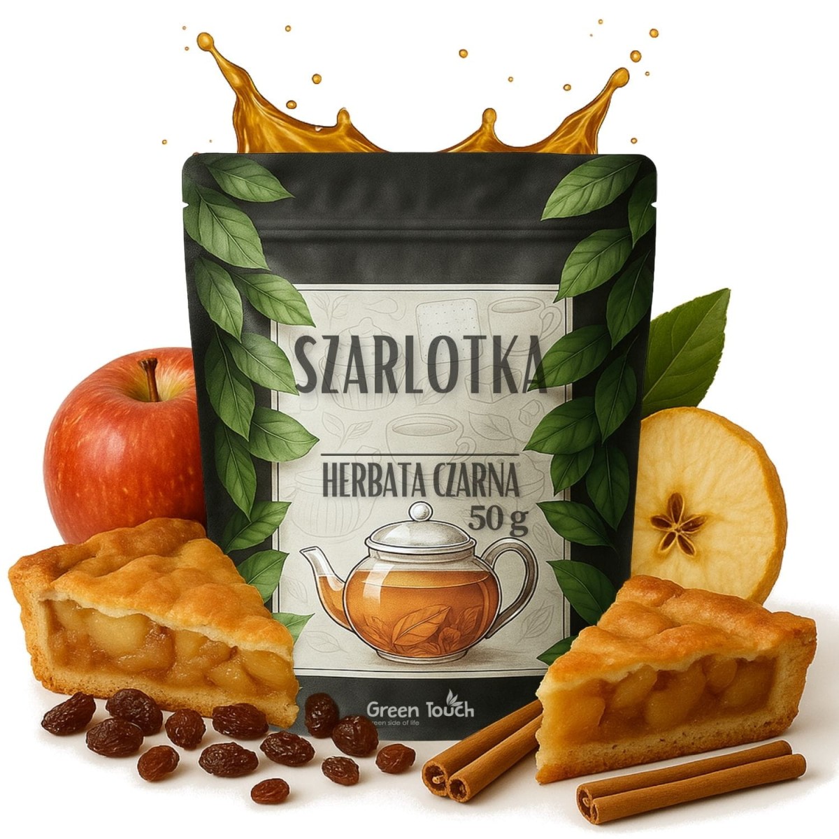 Herbata Green Touch Szarlotka 50 g