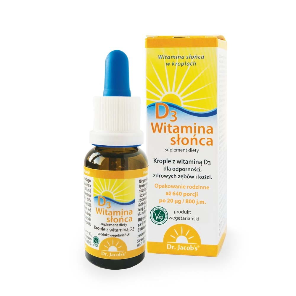 Dr. Jacobs Witamina D3 krople 20ml