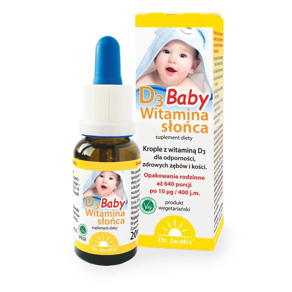 Dr. Jacobs Witamina D3 BABY dla dzieci 20ml