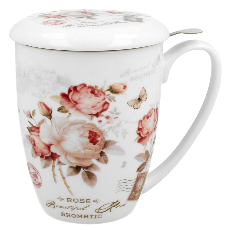Kubek z zaparzaczem SECESJA - 380 ml