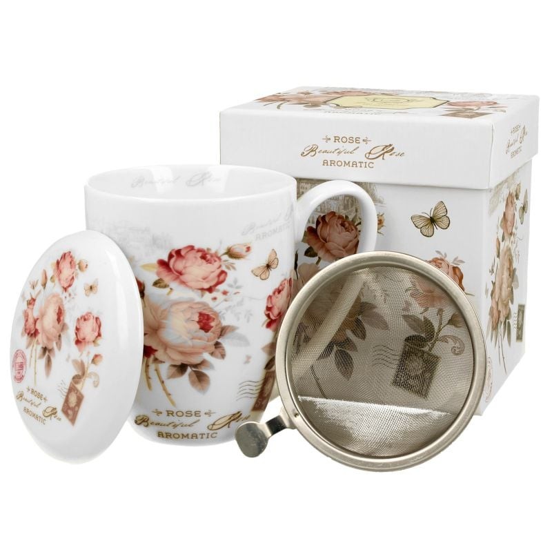 Kubek z zaparzaczem SECESJA - 380 ml - Zdjęcie 3