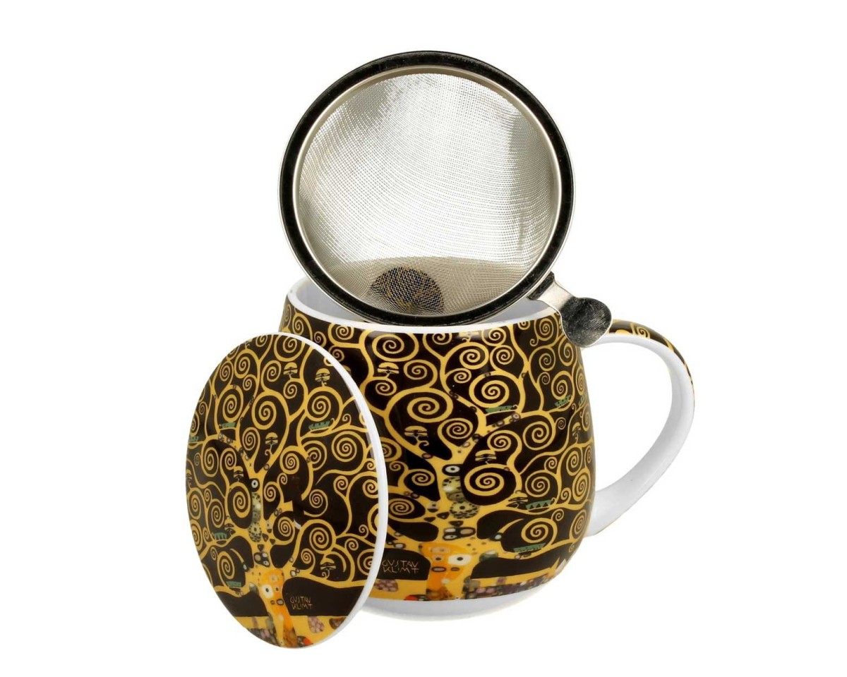 Kubek z zaparzaczem Klimt Tree Of Life 430 ml - Zdjęcie 2