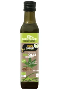 Olej konopny tłoczony na zimno 250 ml BIG NATURE