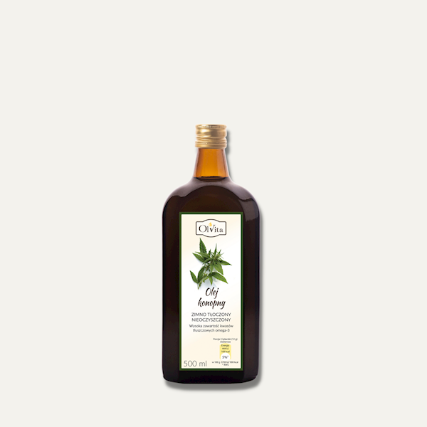 OLVITA Olej konopny 500ml