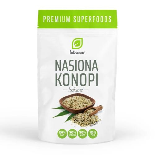 Konopie nasiona łuskane Intenson 250g