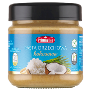 PRIMAVIKA Pasta orzechowa kokosowa bezglutenowa 190g