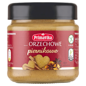 PRIMAVIKA Pasta orzechowa piernikowa bezglutenowa 190g