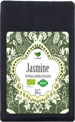 ECOBLIK Herbata zielona liściasta Jasmine 100g