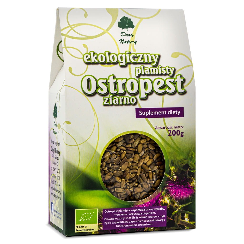 DARY NATURY Ostropest plamisty ziarno EKO 200g