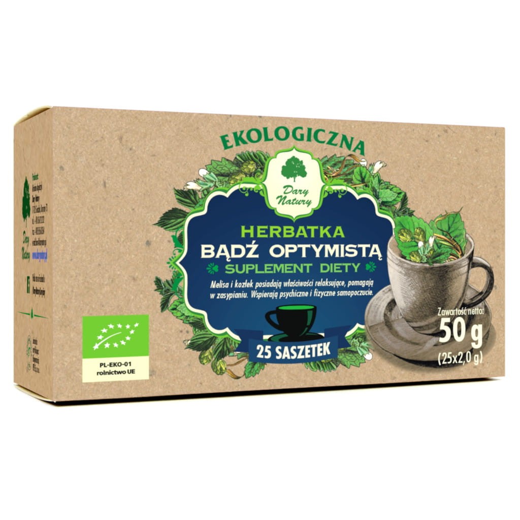 DARY NATURY Herbatka Bądź Optymistą EKO 25x2g