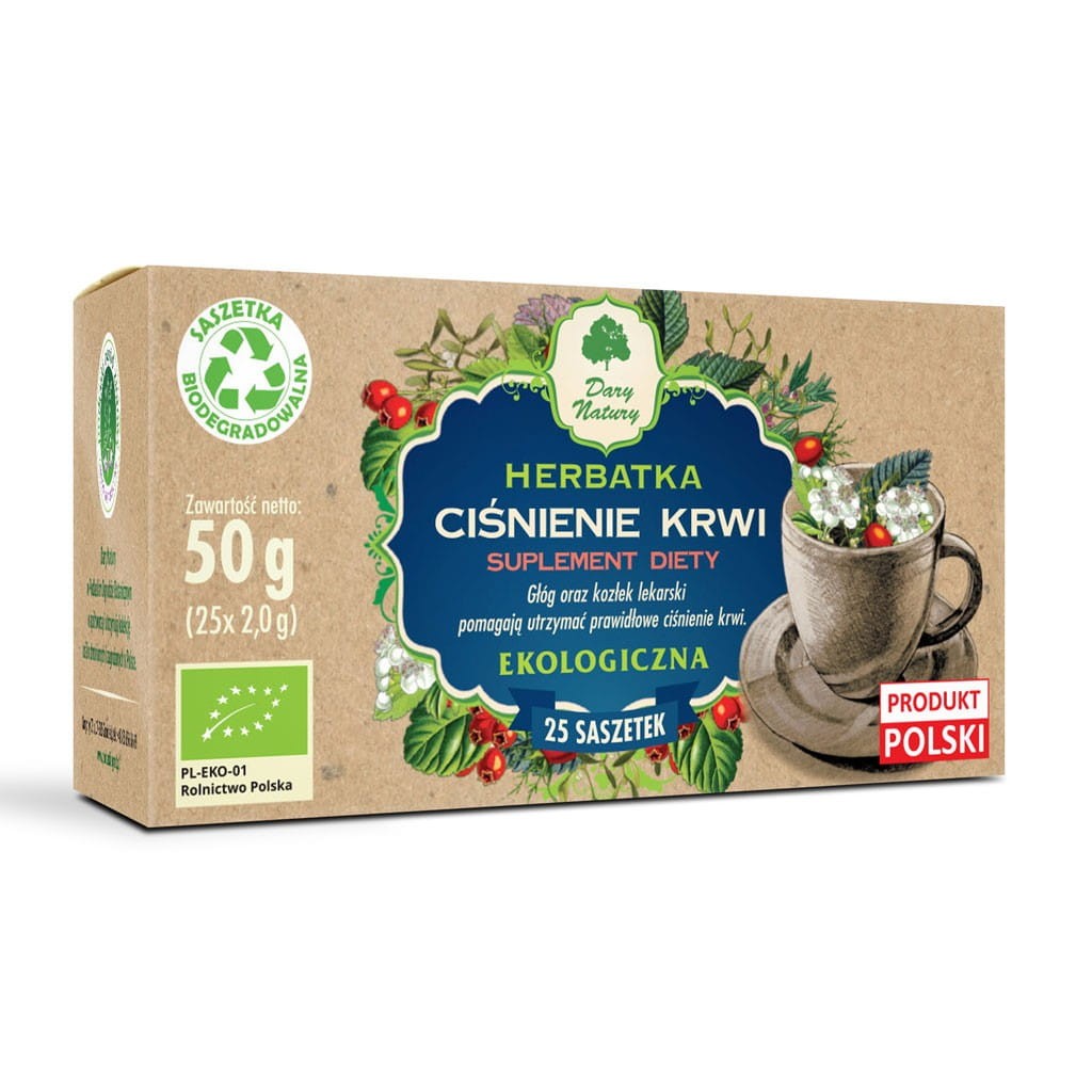 DARY NATURY Herbatka Ciśnienie krwi EKO 25x2g