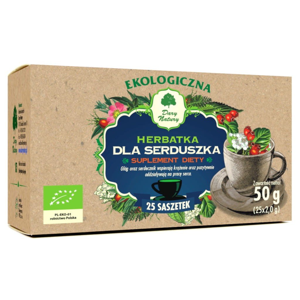 DARY NATURY Herbatka Dla serduszka EKO 25x2g