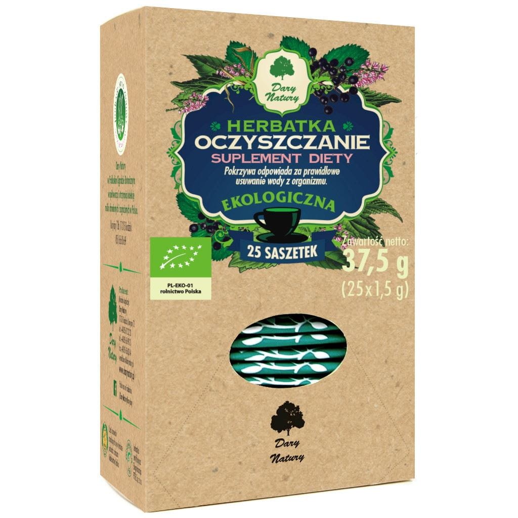 DARY NATURY Herbatka Oczyszczanie EKO 25x1,5g
