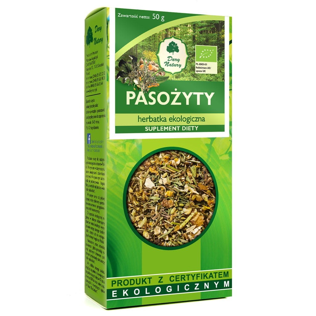 DARY NATURY Herbatka pasożyty EKO 50g