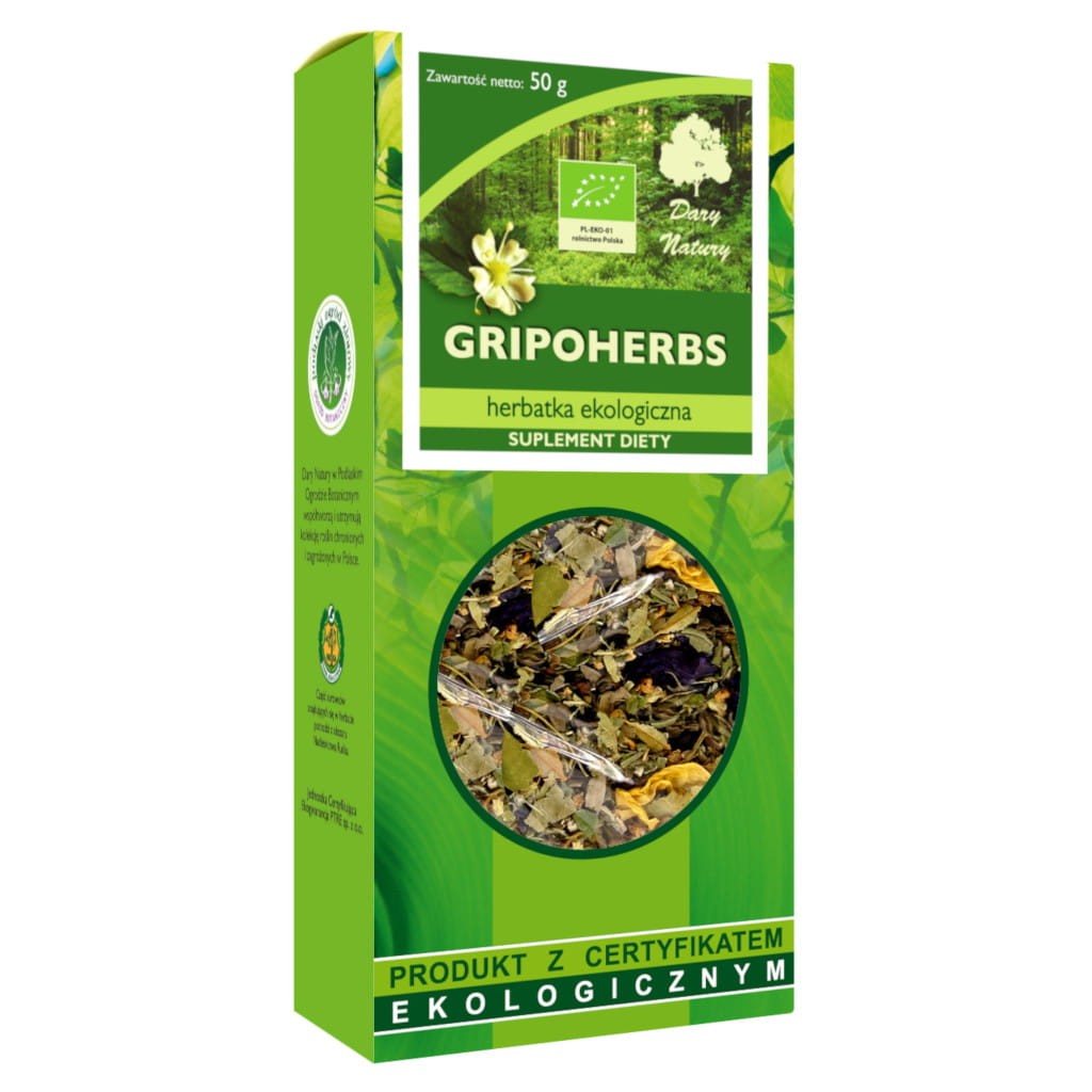 DARY NATURY Herbatka Gripoherbs EKO 50g
