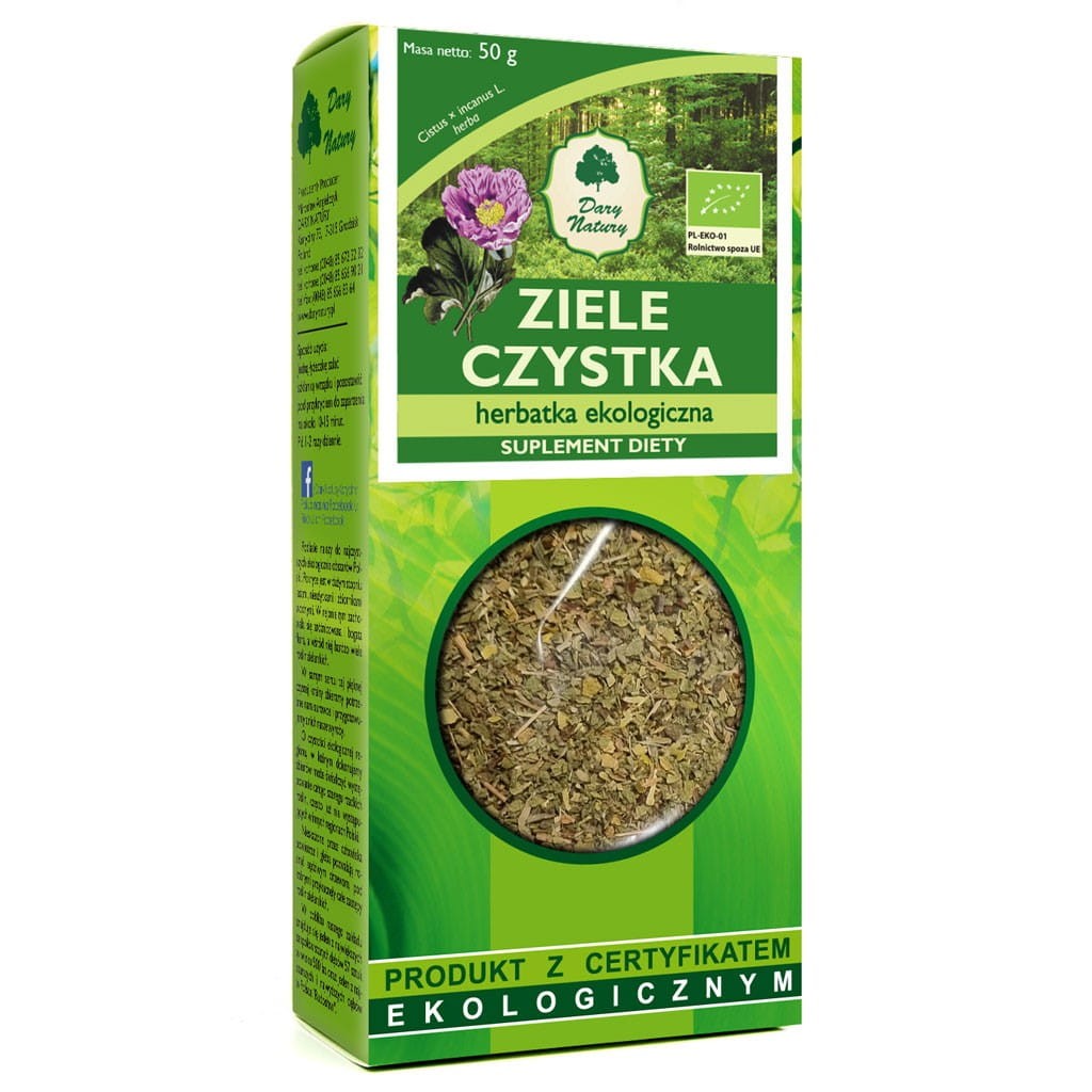 DARY NATURY Czystek (suplement) EKO 50g