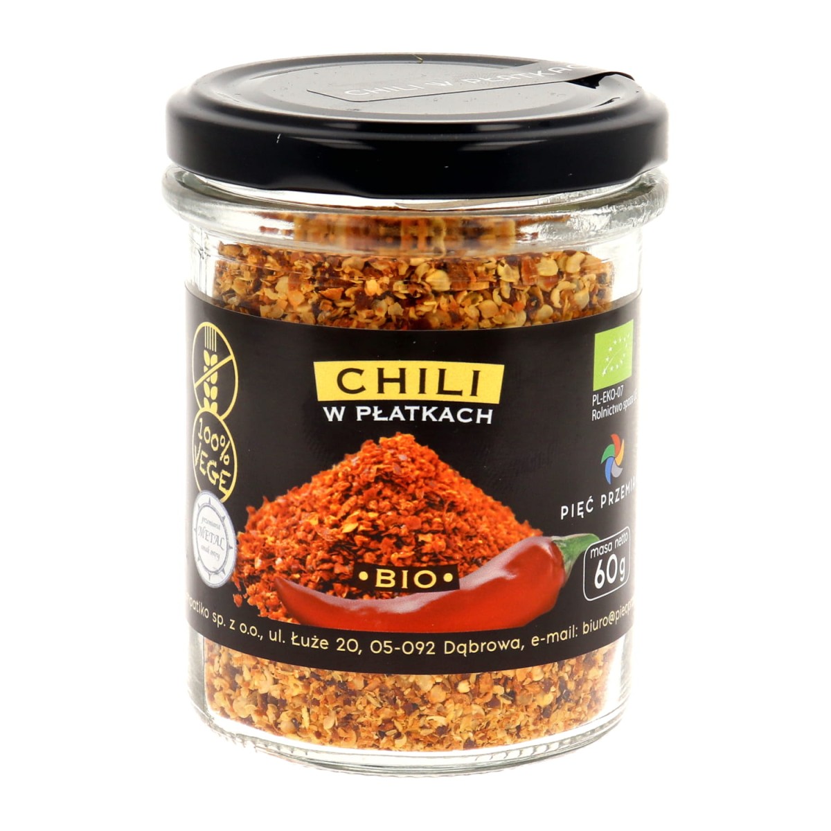 PIĘĆ PRZEMIAN Chili w płatkach 60 g